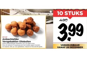 ambachtelijk versgebakken oliebollen