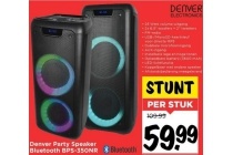 denver party speaker bluetooth bps 350nr