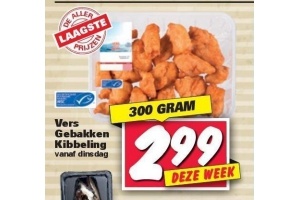 vers gebakken kibbeling