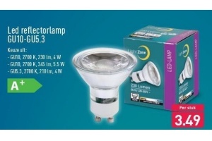 led reflectorlamp gu10 gu5 3