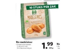 bio madeleines