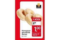 korengoud gesuikerde donuts