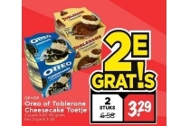 oreo of toblerone cheesecake toetje