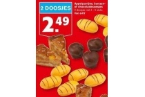 appelpuntjes banaan of chocoladesoesjes