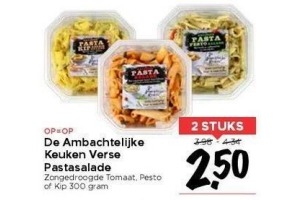 de ambachtelijke keuken verse pastasalade