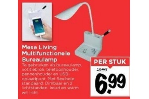 mesa living multifunctionele bureaulamp