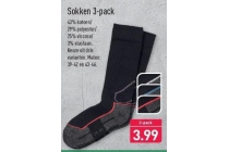 sokken 3 pack