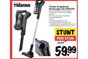 visie Lada produceren Tristar Draadloze Stofzuiger SZ-1984VM nu voor €59,99 - Beste.nl