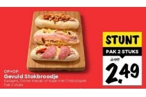 gevuld stokbroodje