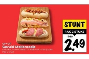 gevuld stokbroodje