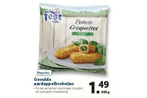 gevulde aardappelkroketjes