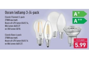osram ledlamp 3 4 pack