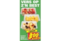 fruitmix ananasblokjes of meloenmix