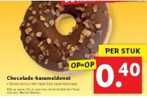 chocolade karameldonut