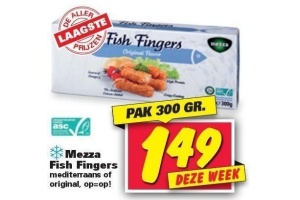 mezza fish fingers