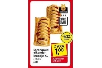 korengoud frikandelbroodje xl