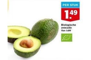 biologische avocado