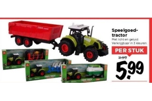 speelgoed tractor