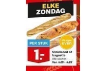 stokbrood of baguette