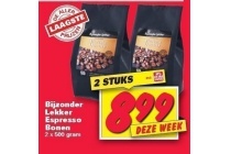 bijzonder lekker espresso bonen