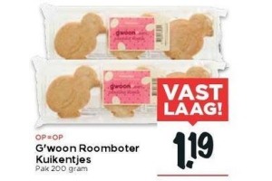 g woon roomboter kuikentjes