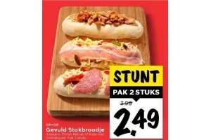 gevuld stokbroodje