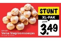 verse slagroomsoesjes