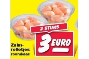 zalmrolletjes roomkaas