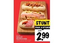 gevuld stokbroodje