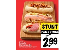 gevuld stokbroodje