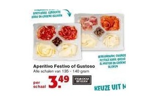 aperitivo festivo of gustoso