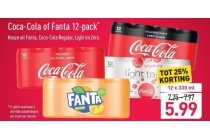 coca cola of fanta 12 pack