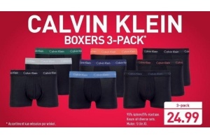 calvin klein boxers 3 pack