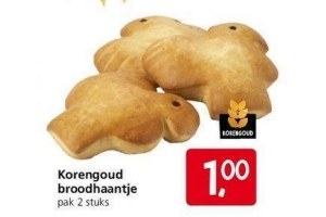 korengoud broodhaantje