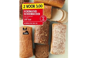 korengoud boerenbroden