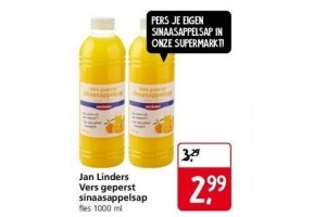 jan linders vers geperst sinaasappelsap