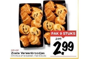 zoete verwenbroodjes