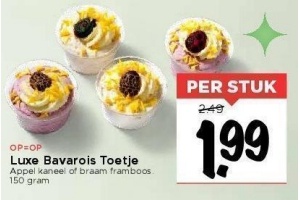 luxe bavarois toetje
