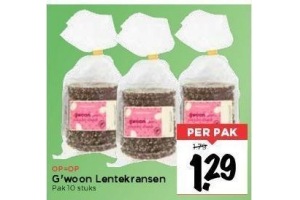 g woon lentekransen