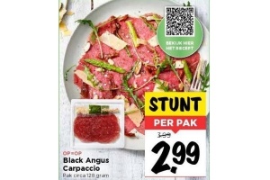 black angus carpaccio