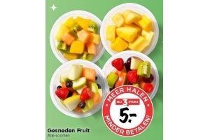 gesneden fruit