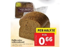 halfje extravolkorenbrood