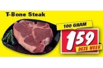 t bone steak