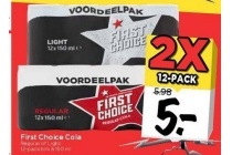 first choice cola voordeelpack