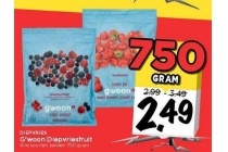 g woon diepvriesfruit