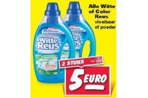 alle witte of color reus