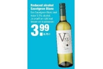 reduced alcohol sauvignon blanc