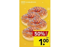 deen oranje donuts