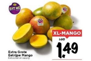 extra grote eetrijpe mango