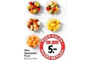vers gesneden fruit